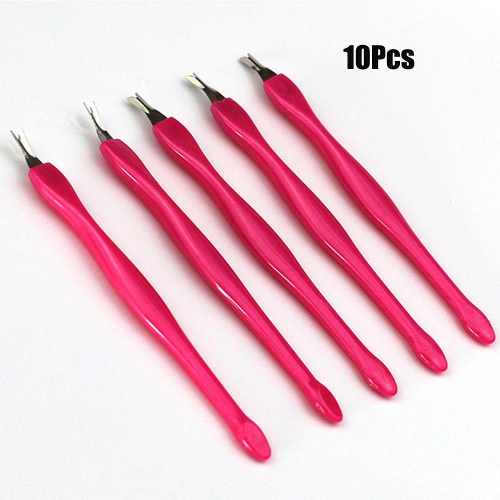 Nipper Nail Art Manicure Cuticle Remover Dead Skin Fork Nail Cuticle Pusher Nail Polish Removal