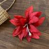 Retro and Ethereal Atmosphere Floral Hairpin for Women, Elegant New Chinese Style Side-parted Hair Accessory for Photography Headpiece
