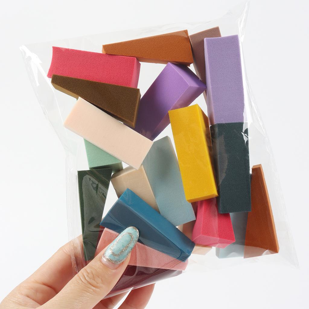 Random Trapezoidal Powder Puff 10-20-30-50-100Pcs, Wet and Dry Makeup Tools, Suitable for All Skin Types