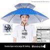 Large Sunshade and Rain Umbrella Hat: Head-Mounted, Fishing, Tea Picking, and Sun Protection Cap