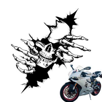Halloween Skeleton Car Sticker Halloween Waterproof Decals Decor SUV Decals For Car Truck SUV Motorcycle Vehicles Window