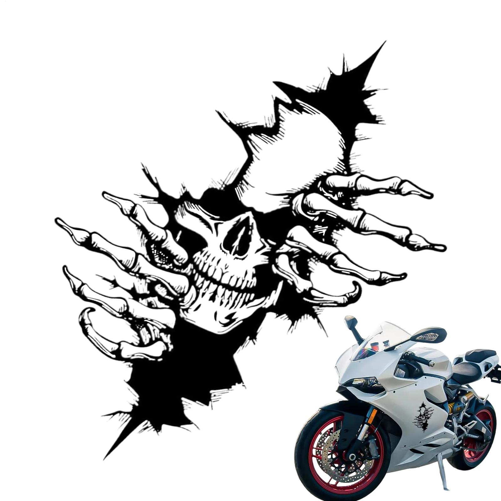 Halloween Skeleton Car Sticker Halloween Waterproof Decals Decor SUV Decals For Car Truck SUV Motorcycle Vehicles Window China Mainland