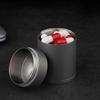 Titaniumlegering Dubbeldeks Luchtdichte Pot Waterdichte Capsule Reistoestellen Opslagcontainer Thee Bus Bladeren Afgesloten Bus Gereedschap