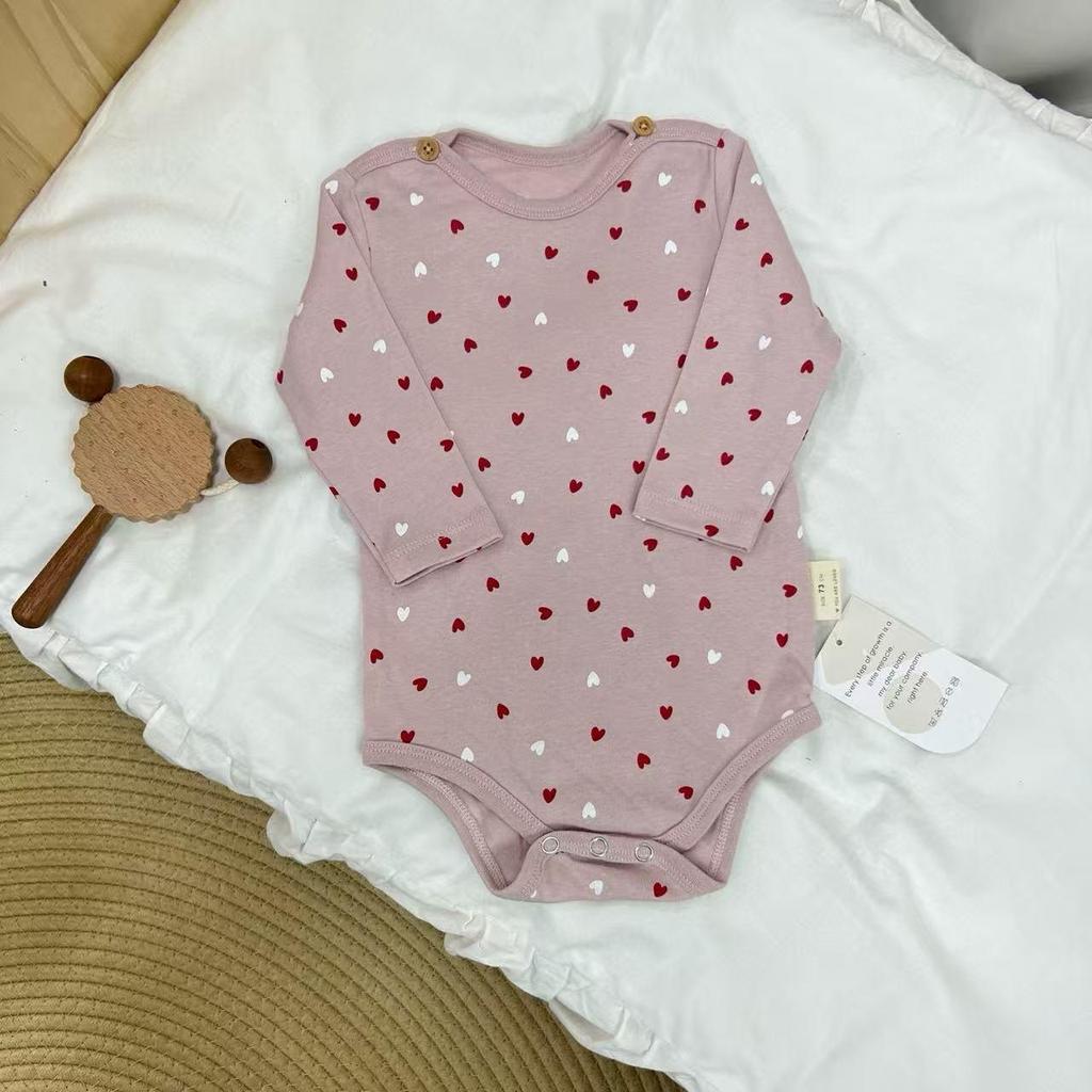BabyClothes Unisex A-Category Cotton Infant Bodysuit Set – 3-Piece Seasonable, Cute Cartoon Pattern Diaper Cover