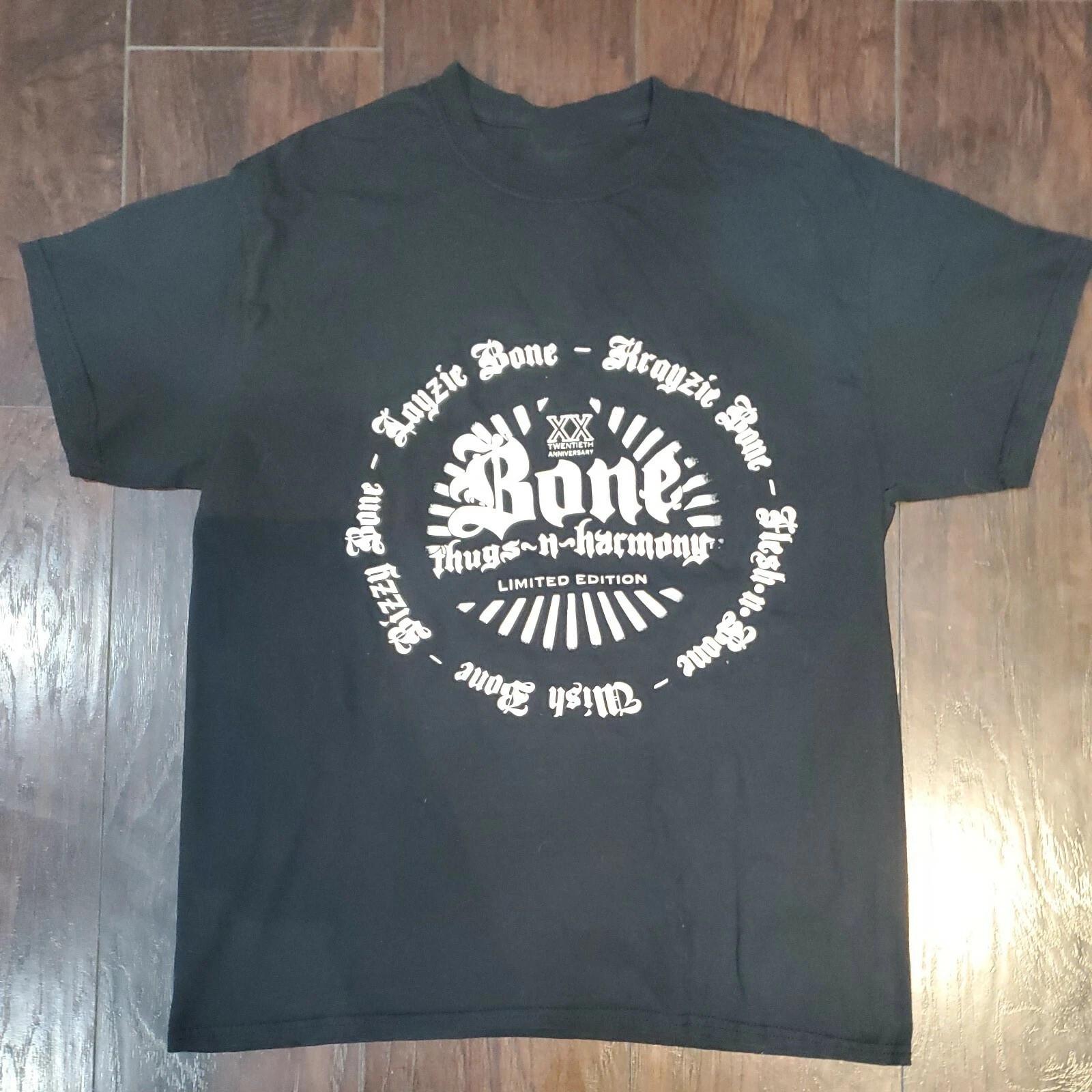 Bone Thugs-N-Harmony Band 20th Anniversary Cotton T Shirt UR837 M