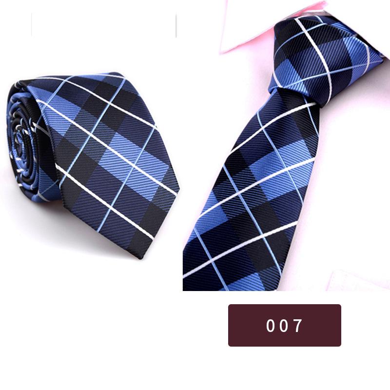 Men's Korean Style Polyester 6cm Business Ties