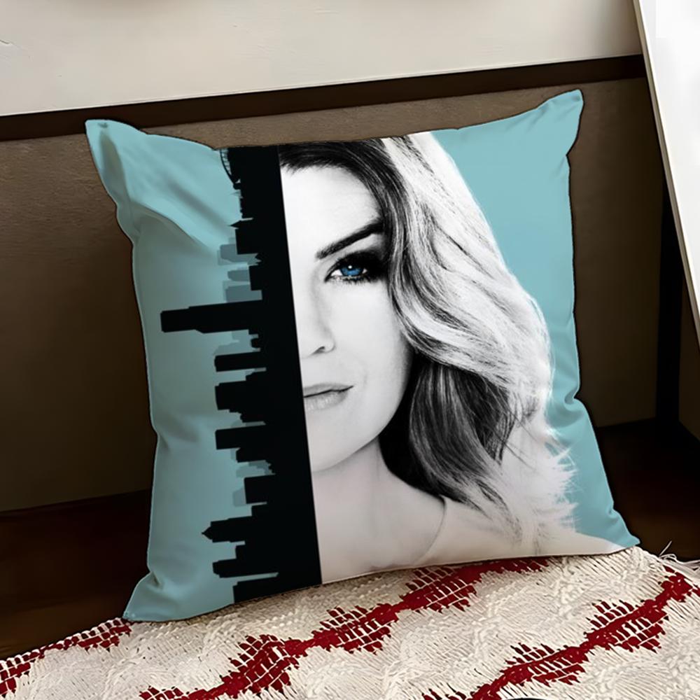 GGreys Anatomy Cushion Cover Reversible Soft Durable Pillow Cover Home  Car MultiScene Use for Daily Comfort