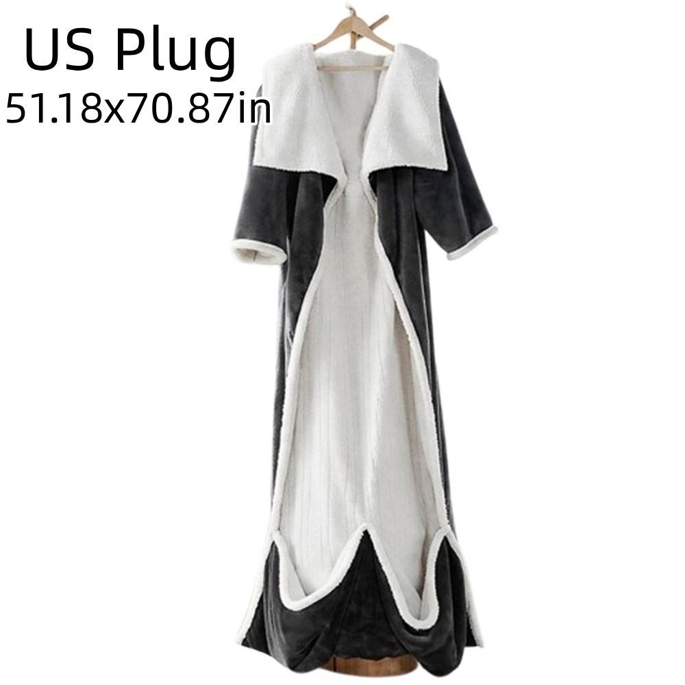 6-8 Heat Levels Electric Wearable Heated Blanket Constant Temperature Hooded Heated Wrap Bedroom