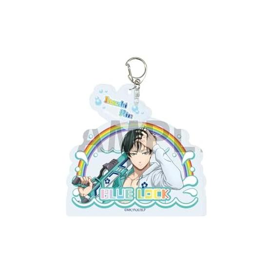TV Anime Blue Lock Rin Itoshi Swimsuit Ver. Acrylic Keychain with Parts