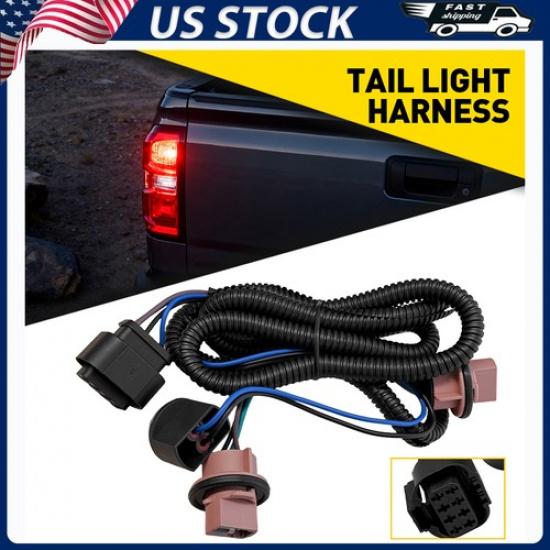 Для 2014-2015 Silverado Sierra Задний фонарь Проводка Водительская+Пассажирская 1x Rear Driver Side