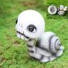 Cute Cartoon Skull Snail Sculpture Halloween Decoration Made Of Durable Resin Material