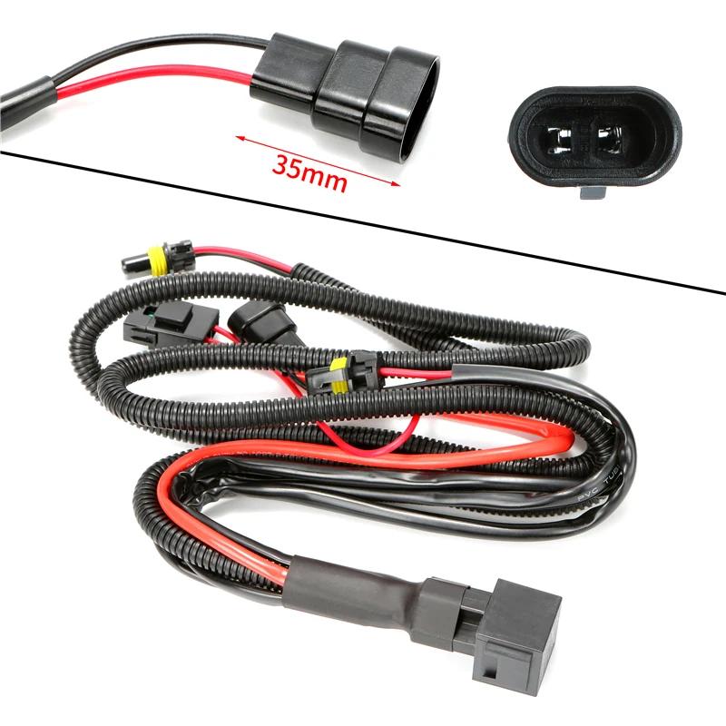 1 шт. для 9005 9006 H1 H13 H7 H8 H9 H11 ксеноновые HID провода жгут проводов светильник контроллер адаптер вилки лампы HID реле жгут проводов 9005(HB3)