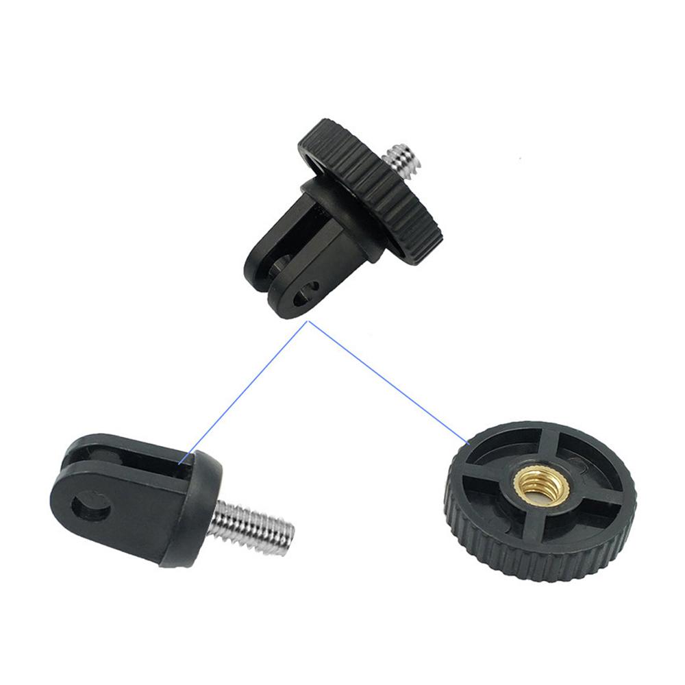 1/4'' Screw Adapter Tripod Mount for GoPro Hero 13 12 11 10 9 8 7 Insta360 SJCAM SJ4000 AKASO DJI Osmo Action Camera Accessories