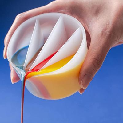 5 griglie 3 griglie 2 griglie bicchieri di miscelazione in resina epossidica siliconica misurino di distribuzione strumenti fai da te