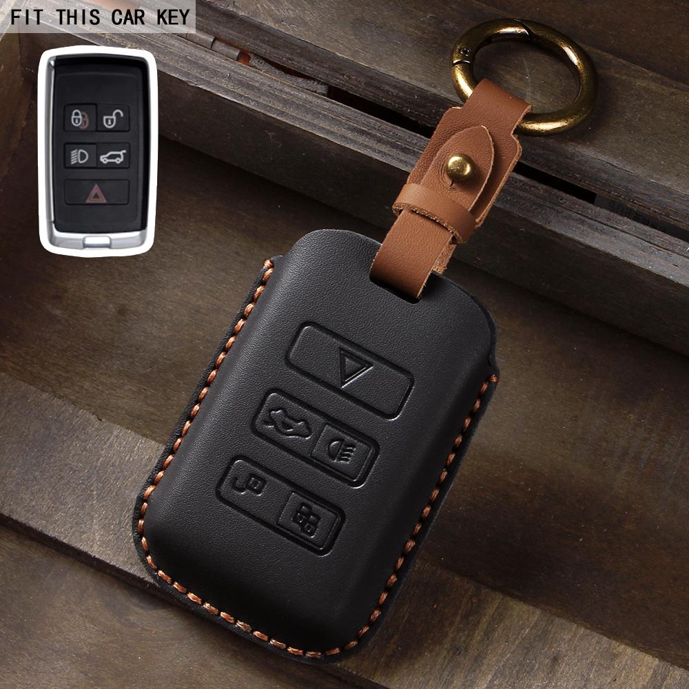 Car Key Case Holder Keychain For Land Rover Range Rover Discovery 5 Sport   For Jaguar Xel E-Pace  Accessories