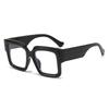 New Fashionable Blue Light Blocking Glasses Trendy Oversized Square Frame for Men & Women Stylish Clear Lens Eyewear