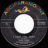 7inch Record PAUL ANKA - I Love You, Baby / Tell Me That You 459855 ABC-Paramount 1957 US Rock Used