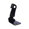 Side Mount Bracket for Motorcycle, Slotted Black Aluminum License Plate Mount with Bolt-On Replacement
