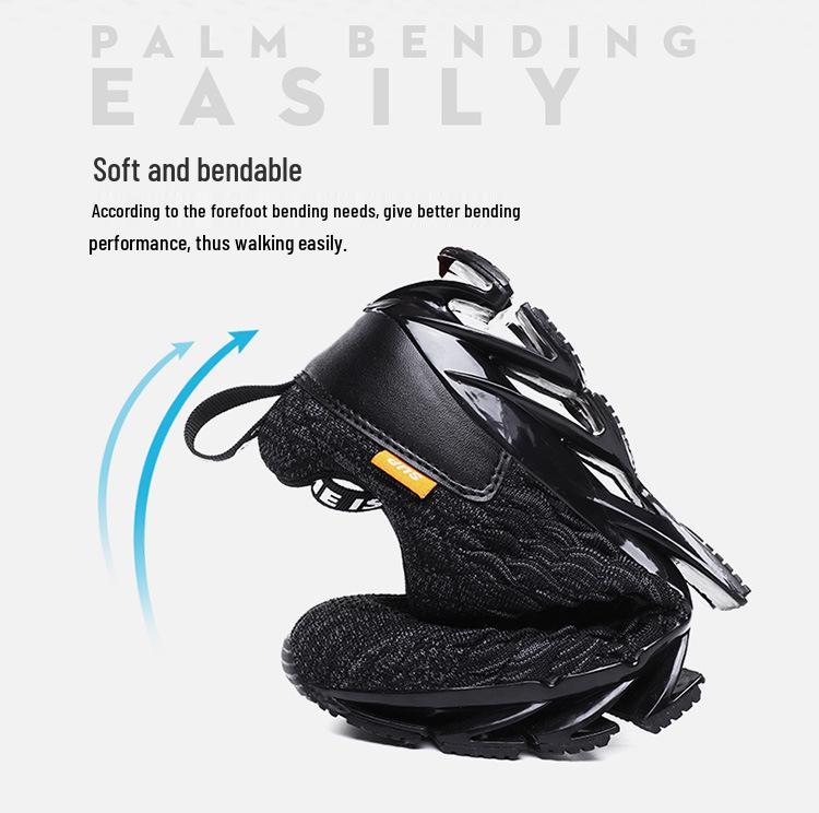 Blade 2023 Men's White Summer Sneakers - Casual Plus Size Comfort Travel Shoes