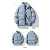 2025 Men's and women's stand-up collar bread jackets, down warm thickened jackets, couples, American trend cotton clothes