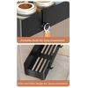 Large Capacity Magnetic Spice Rack Wall Mounted Refrigerator Side Storage Rack  Cling Film