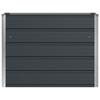 Planter Anthracite 100 X 40 X 75 Cm Steel