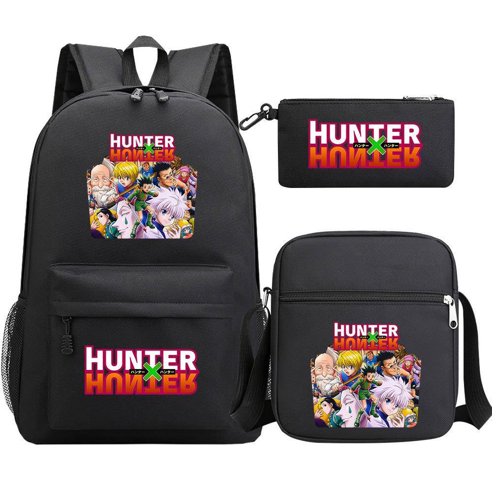 Animation, Full-Time Hunter, Young Students, School Bags, Men'S And Women'S Leisure Travel, Backpacks, Trendy Computer Bags