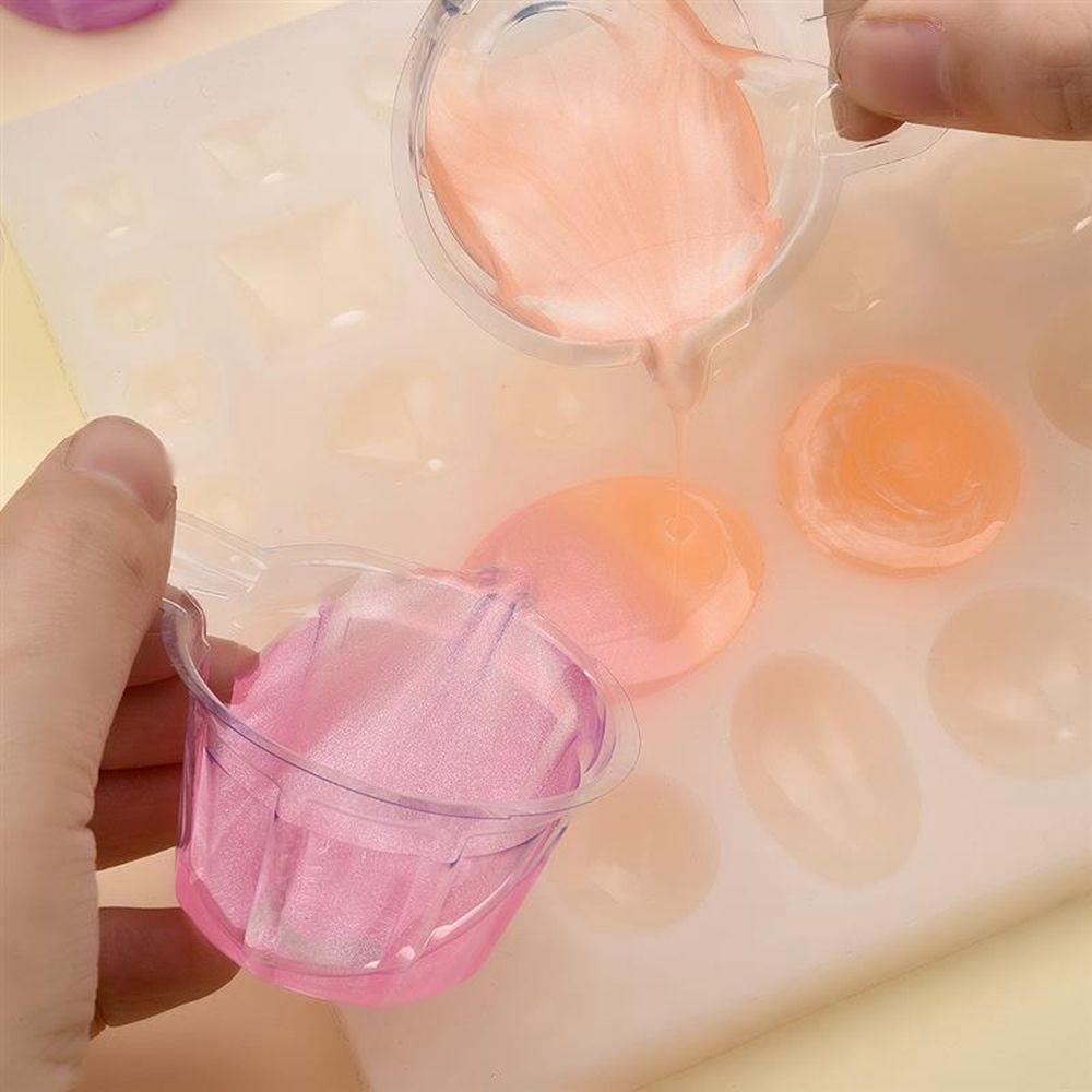 50pcs Resin Epoxy Transparent Plastic Liquid Container Dispensing Cups Palette Cup Mixing Tool