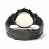 Authentic Salvatore Marra Wristwatch SM22108-BKBK, 10 ATM Water Resistant, Date and Day Display, Metal Strap, BKBK