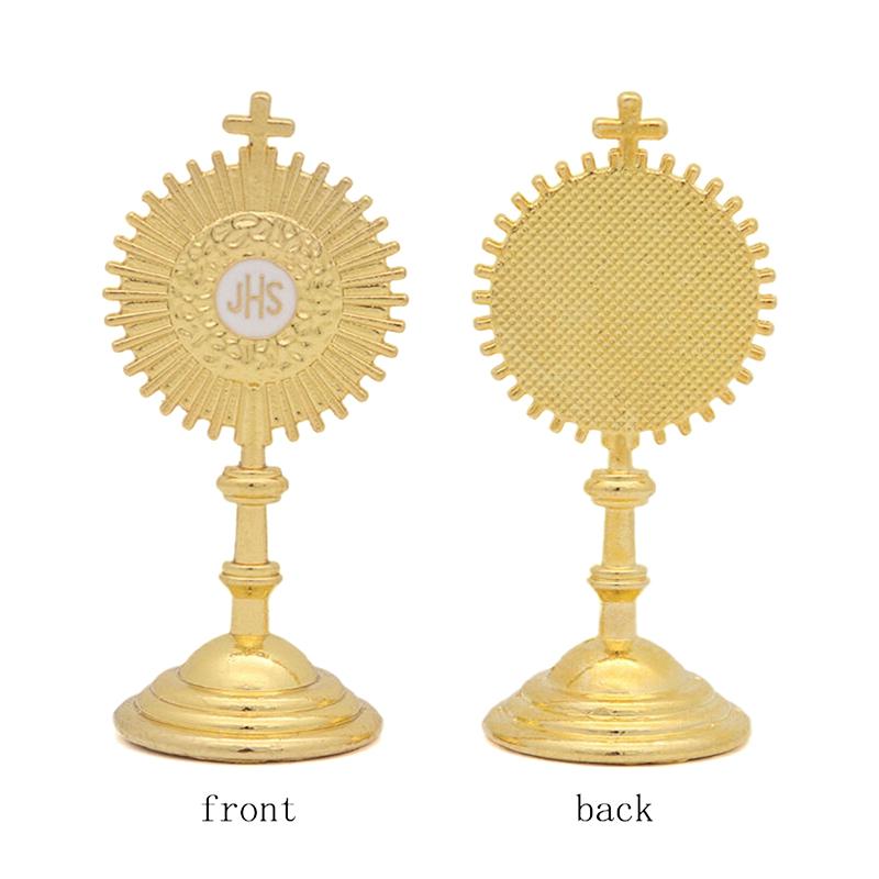 1Pc Catholic Christian Cross Jesus Figurine Communion Prayer Statue For Home Table Decoration Cross Figurine Religion Gift