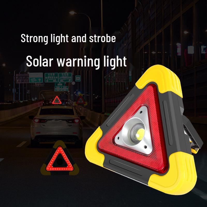 LED výstražný trojnožka do auta s USB nabíjaním