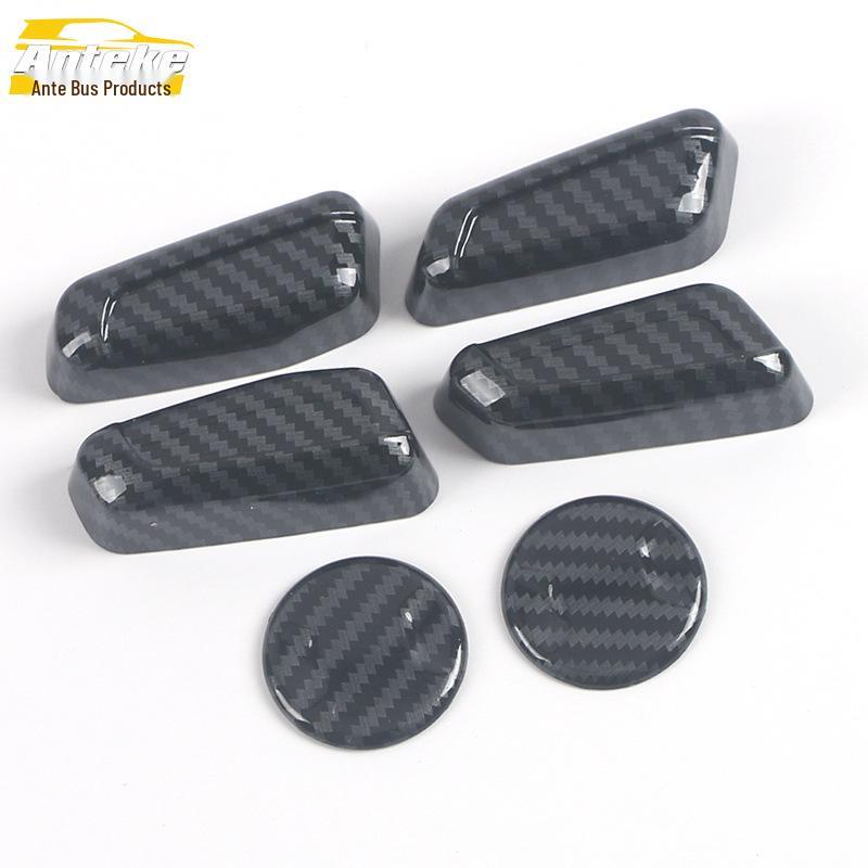 Tucson L Seat Adjustment Decorative Frame & Button Switch Sequin Sticker Car Accessories