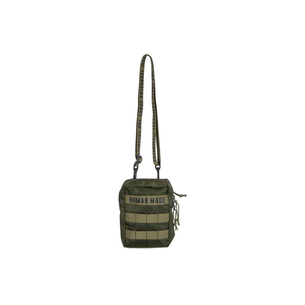 New HUMAN MADE Nylon Shoulder Bag, Crossbody Bag Regular Women's Olive Green HM25GD025-OLIV