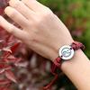 Damen Herren Wickelarmband mit Acht-Diagramm aus Kunstleder, mehrschichtiges Infinity-Armband