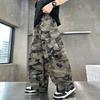 Pantalones de Trabajo Camuflaje de Moda para Niños - Colección Primavera 2026 para Niños Medianos y Grandes