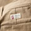 Geonjiulleunseu Cotton Wide Chino Pants - Khaki