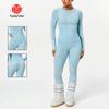Warm Ski & Yoga Base Layer Set: Moisture-Wicking Long Sleeve