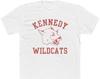 Kennedy Wildcats "Vintage Look" Gym T-Shirt - Bella/Canvas Jersey Cotton