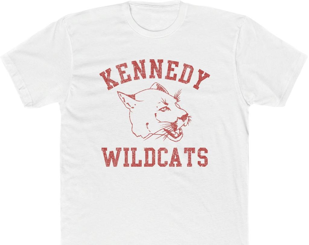 Kennedy Wildcats "Vintage Look" Gym T-Shirt - Bella/Canvas Jersey Cotton