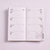English 2027 Agenda Book A6 Diary Weekly Planner Portable To Do List English Notepad  Students