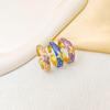 INS Stil Tropföl Kleine Blume Offener Ring - Eleganter und Einzigartiger Schwanzschmuck