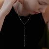 [Silver925] Y-pearl Long Drop Necklace