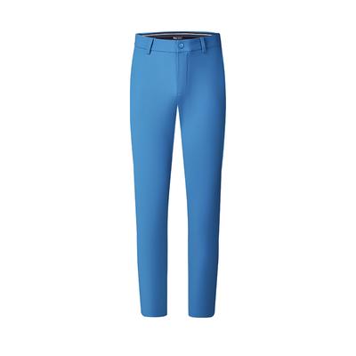 Casual Pants Men's Lake Blue Moderate Straight Fit Pants A11M425810FLB