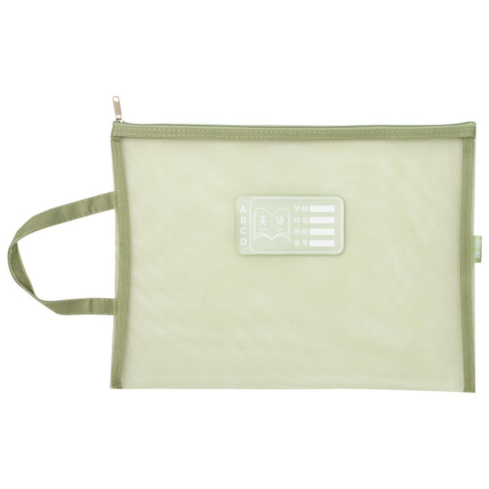 Large Capacity A4 File Folder Mesh File Organizer Thickened Classification Folder