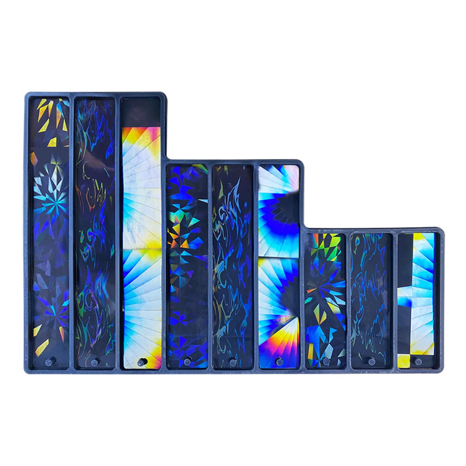 

Bookmark Epoxy Resin Mold DIY Silicone Molds Holographic Light Shadow Book Mark DIY Casting Tool Hanging Pendant Mould 1