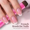 French Nail Brush, With Multi-Function Brush Head - Fine Nail Brush, Suitable For Gel And Acrylic Nails, Precise Cleaning