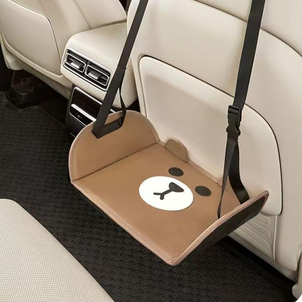 Car Travel Rest Foot Pad Portable Foot Hammock Long Flight Essentials Office Footrests Hanging Adjustable Car Interior Supplies