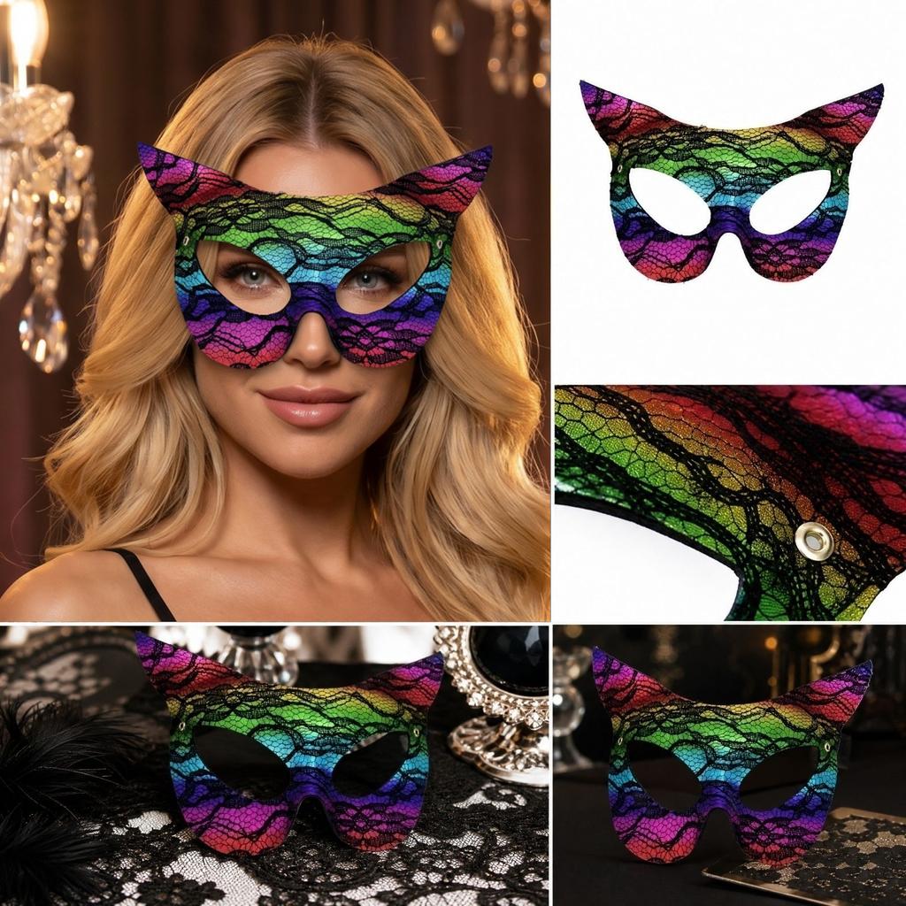 New Cute Face Lace Snake Pattern for Masquerade Party