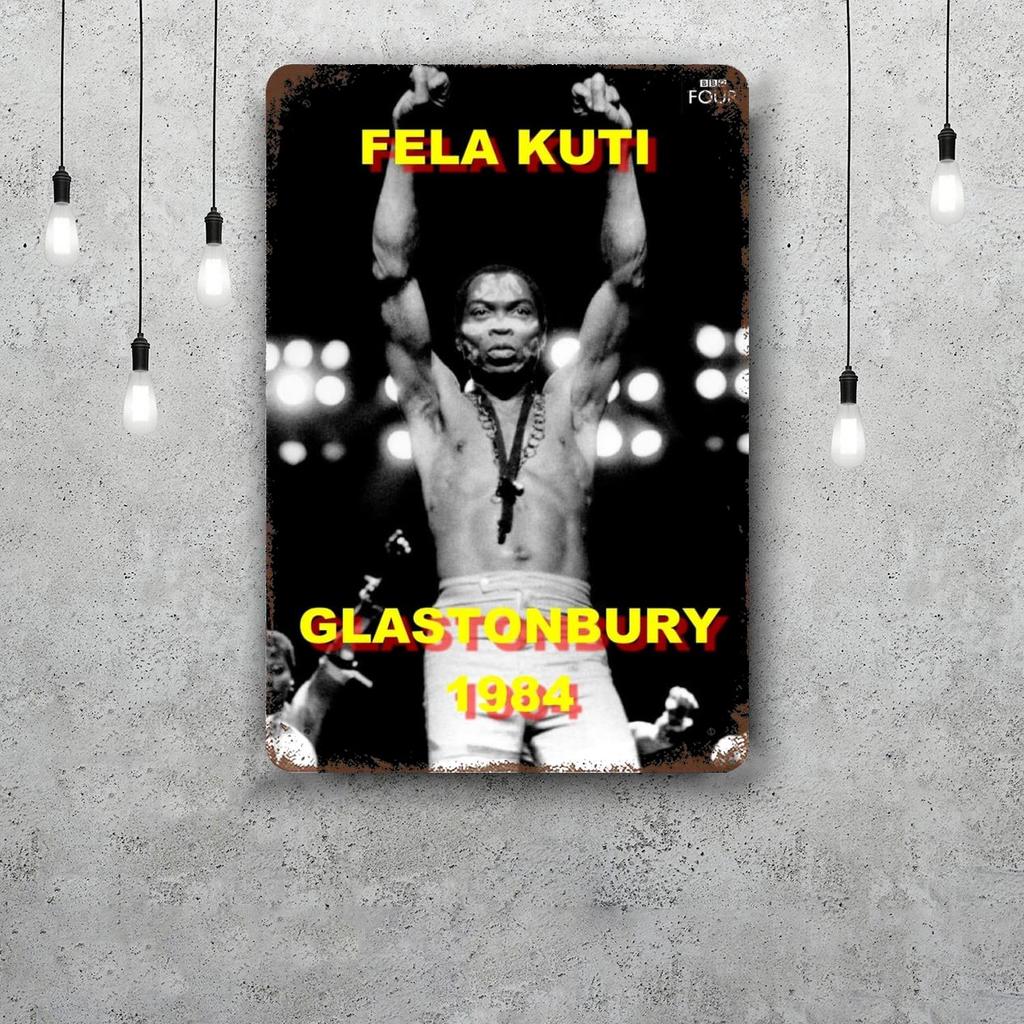 Fela Kuti Metal Signs wall decor Vintage Tin Signs Captain Metal Poster Decor for Bar Pub Club Wall Decoration