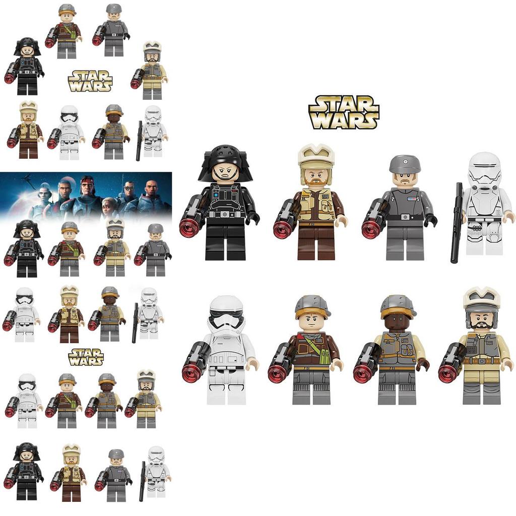 Kinder Bauspielzeug Stormtrooper Schneesoldat Kommandofigur Kunststoffmaterial Höhe 4,5cm